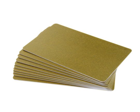 Gold Plastic Cards