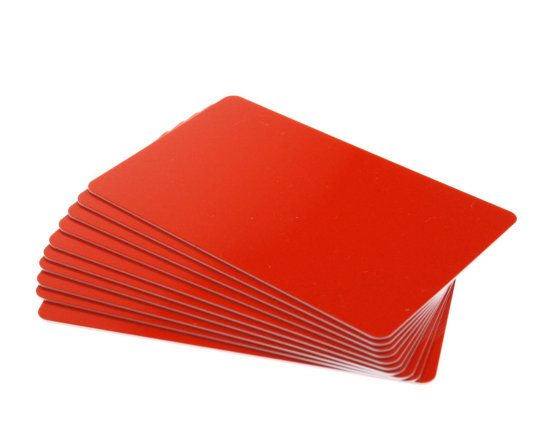Orange Plastic Cards