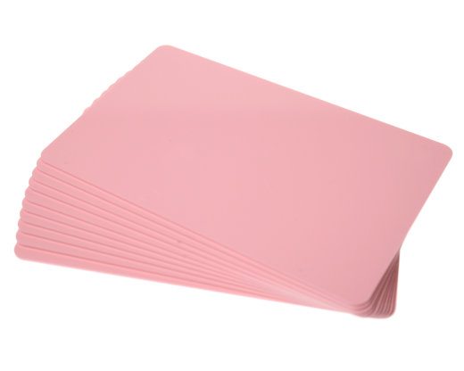 Pink Plastic Cards