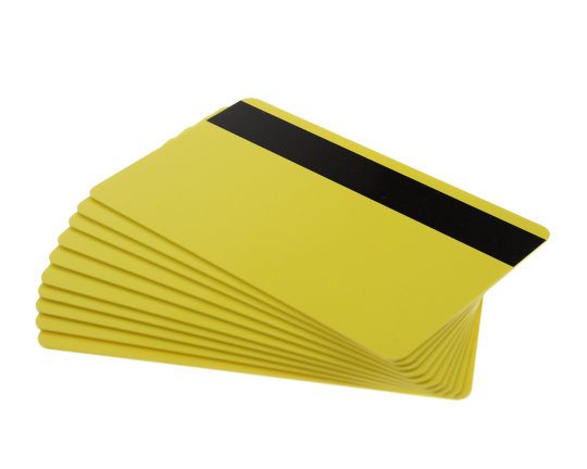 Yellow Magstripe Cards