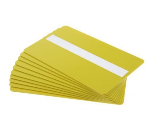 Yellow Signature Strip Cards