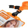 orange lanyards