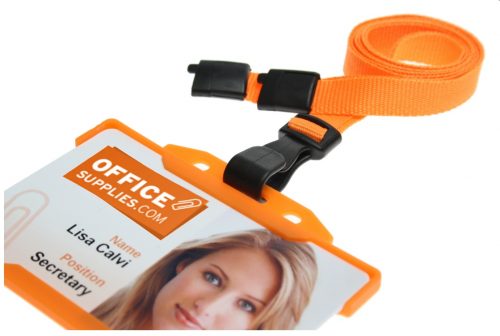 orange lanyards