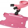 pink lanyards