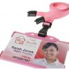 pink lanyards