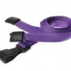 purple lanyards
