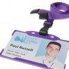 purple lanyards