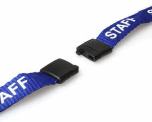 blue staff lanyard