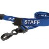 blue staff lanyard