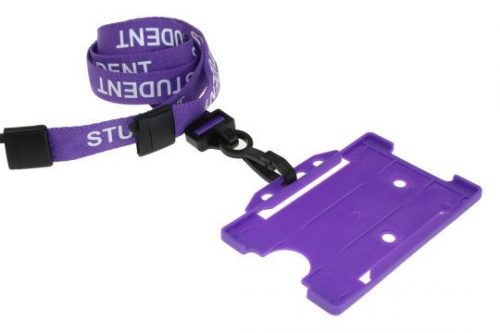 Purple Student Lanyards