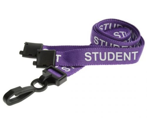 Purple Student Lanyards