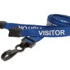 Blue Visitor Lanyards