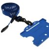 Blue Visitor Lanyards