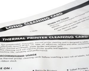 Printer Cleaning Cards