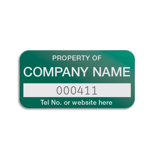 Asset Tags with logo Custom Tags Asset Labels Ireland Printed Asset Tags