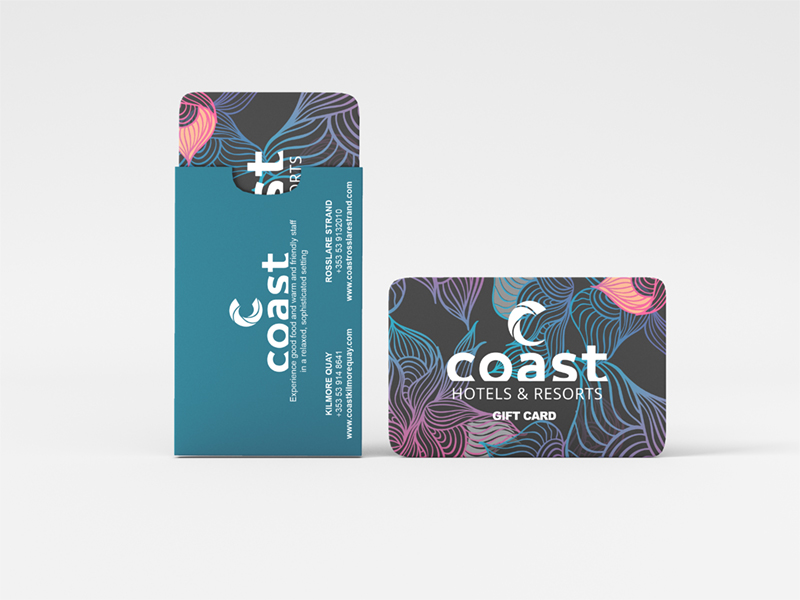 COAST Hotel card and wallet