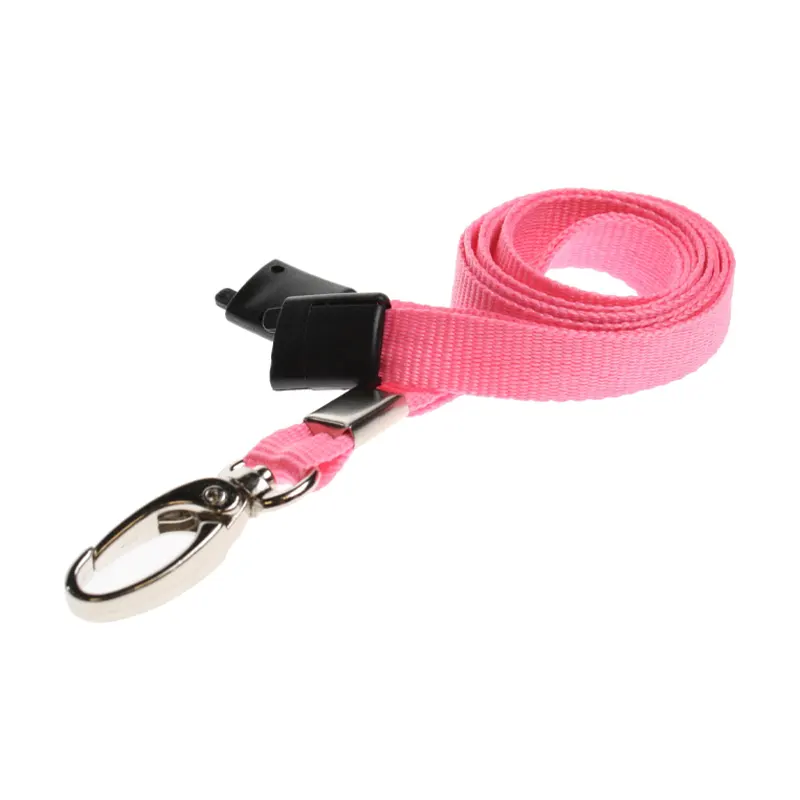 Pink Lanyards With Metal Lobster Clip