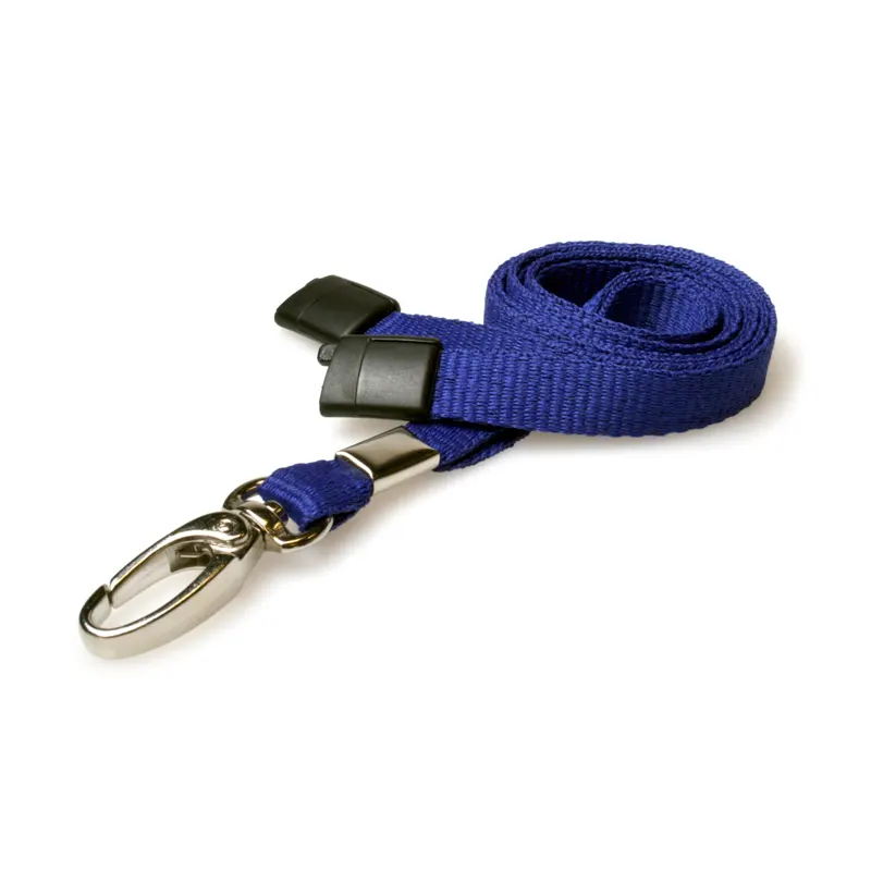 Royal Blue Lanyards With Metal Lobster Clip