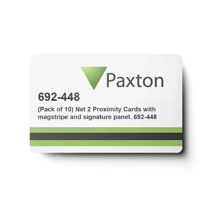 Paxton 692-448 Net2 Proximity ISO Cards W Mag Stripe & Signature Panel