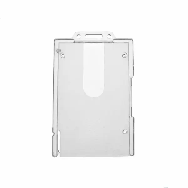 Enclosed Badge Buddy Twin Card Holders - Portrait