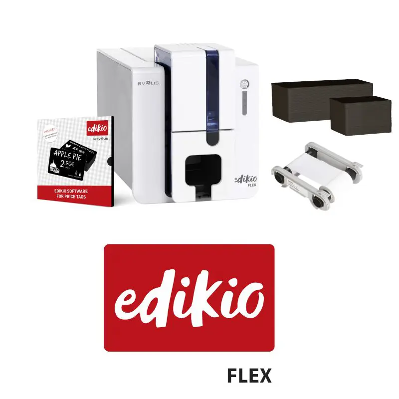Evolis Edikio Flex Printer Bundle