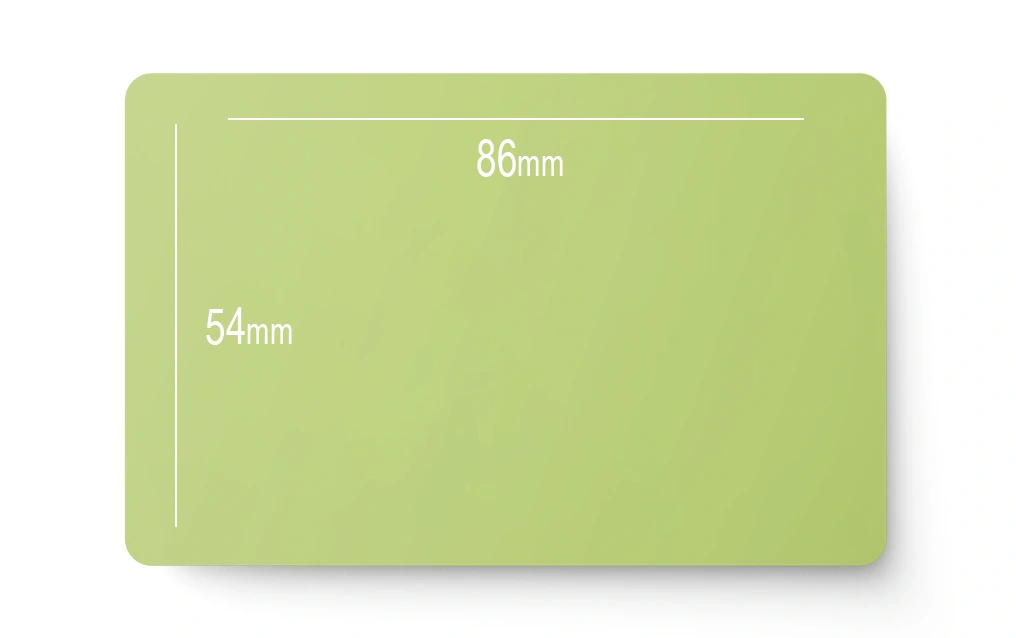 Loyalty Card Size