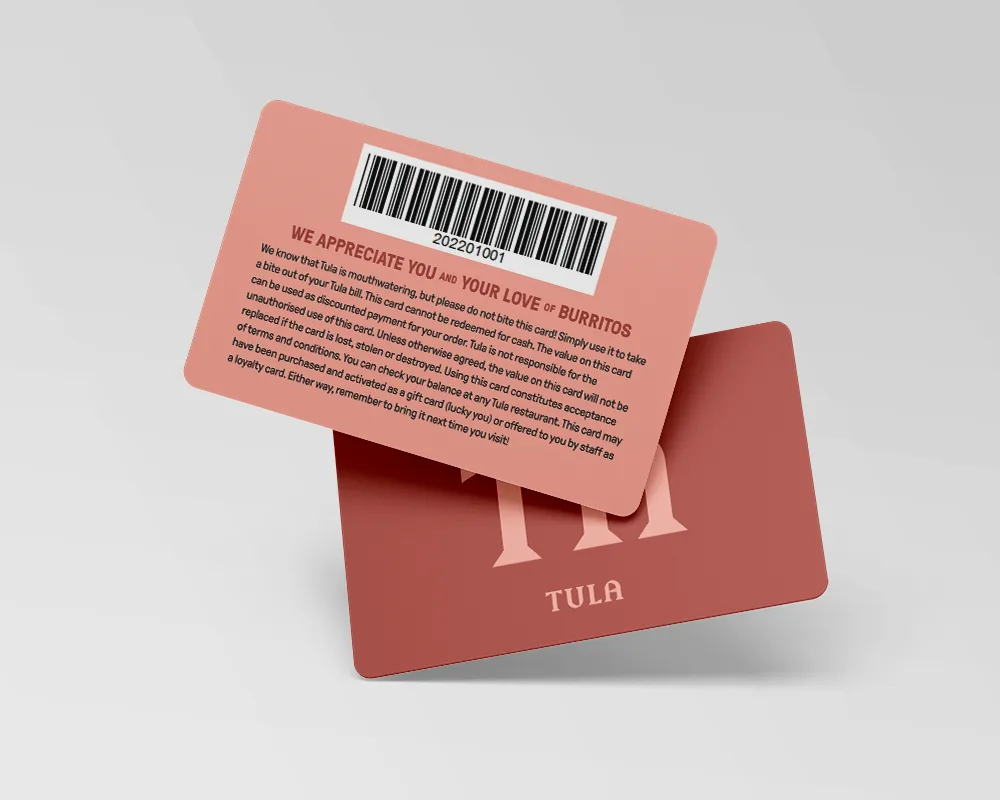 100 Barcode Gift Cards