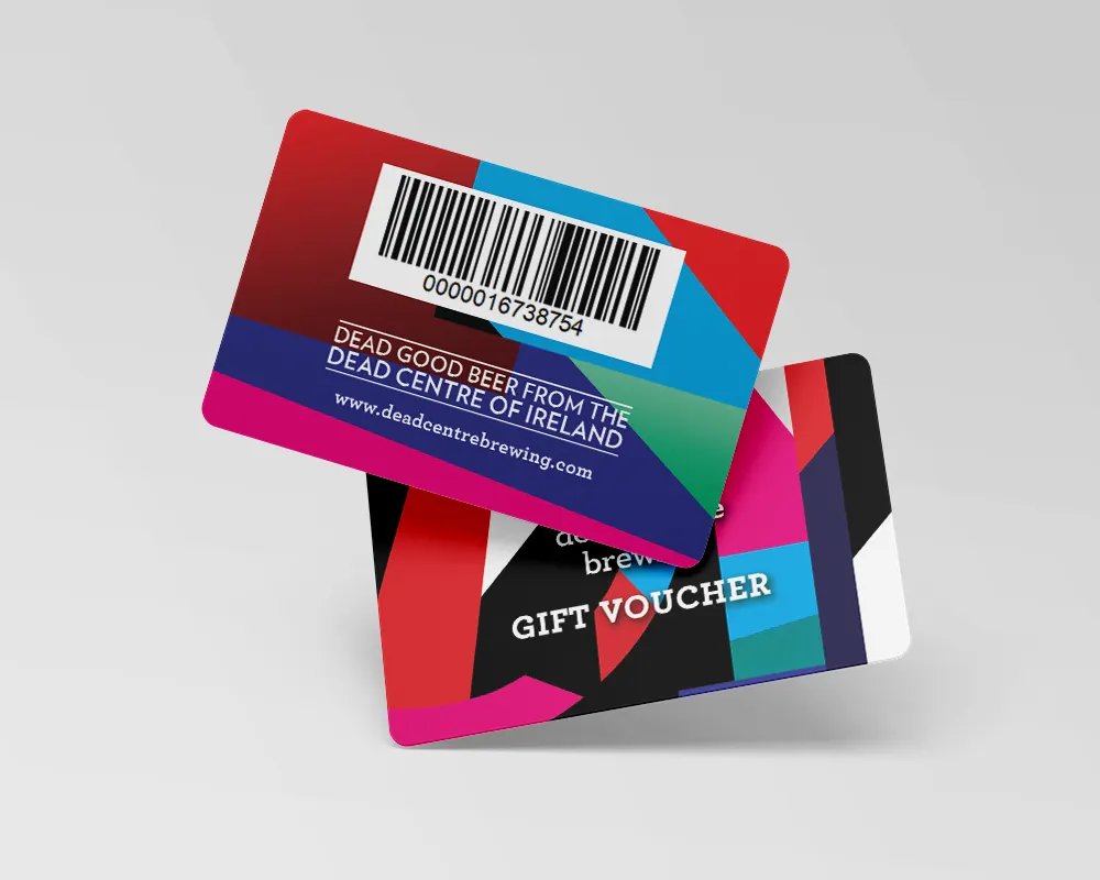 500 printed barcode gift cards